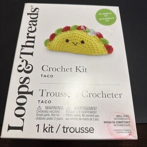 Loops And Threads Crochet Kit - Tia Taco- New In Box